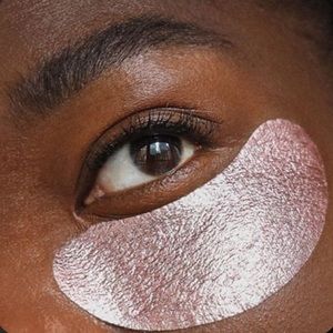 Baggage Claim Gold Eye Masks